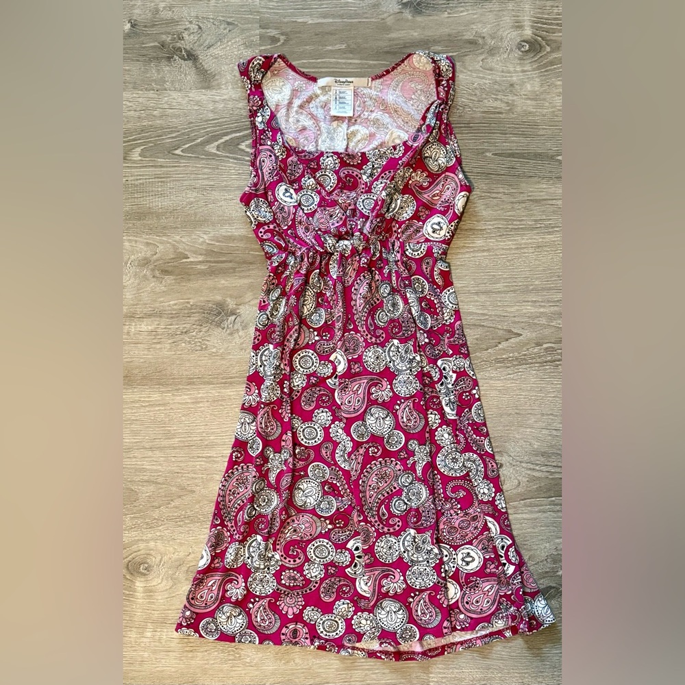 Disney Parks Exclusive Mickey Mouse Paisley Colorful Dress Small